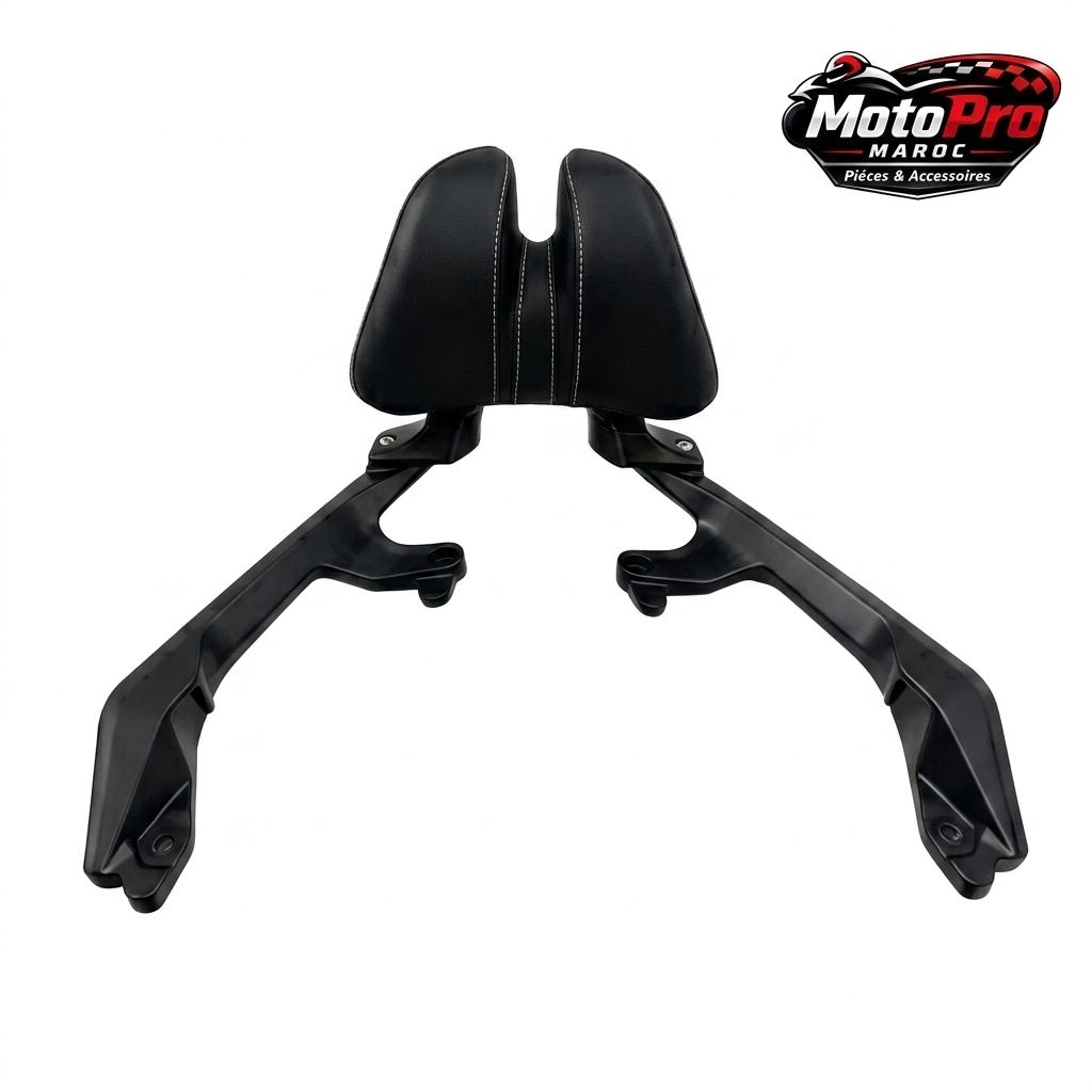 Honda X-ADV 750 (2021-2025) Rear Passenger Backrest – Premium Leather Split Padded Sissy Bar with Steel Mounting Frame