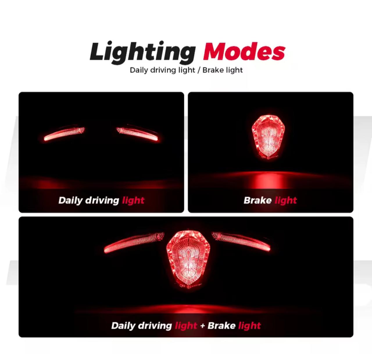 LED Tail Light Rear Brake Light Waterproof for YAMAHA TMAX560 Tech Max 2020-2021