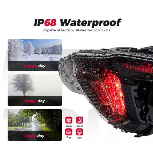 LED Tail Light Rear Brake Light Waterproof for YAMAHA TMAX560 Tech Max 2020-2021
