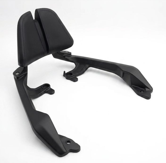 Honda X-ADV 750 (2021-2025) Rear Passenger Backrest – Premium Leather Split Padded Sissy Bar with Steel Mounting Frame